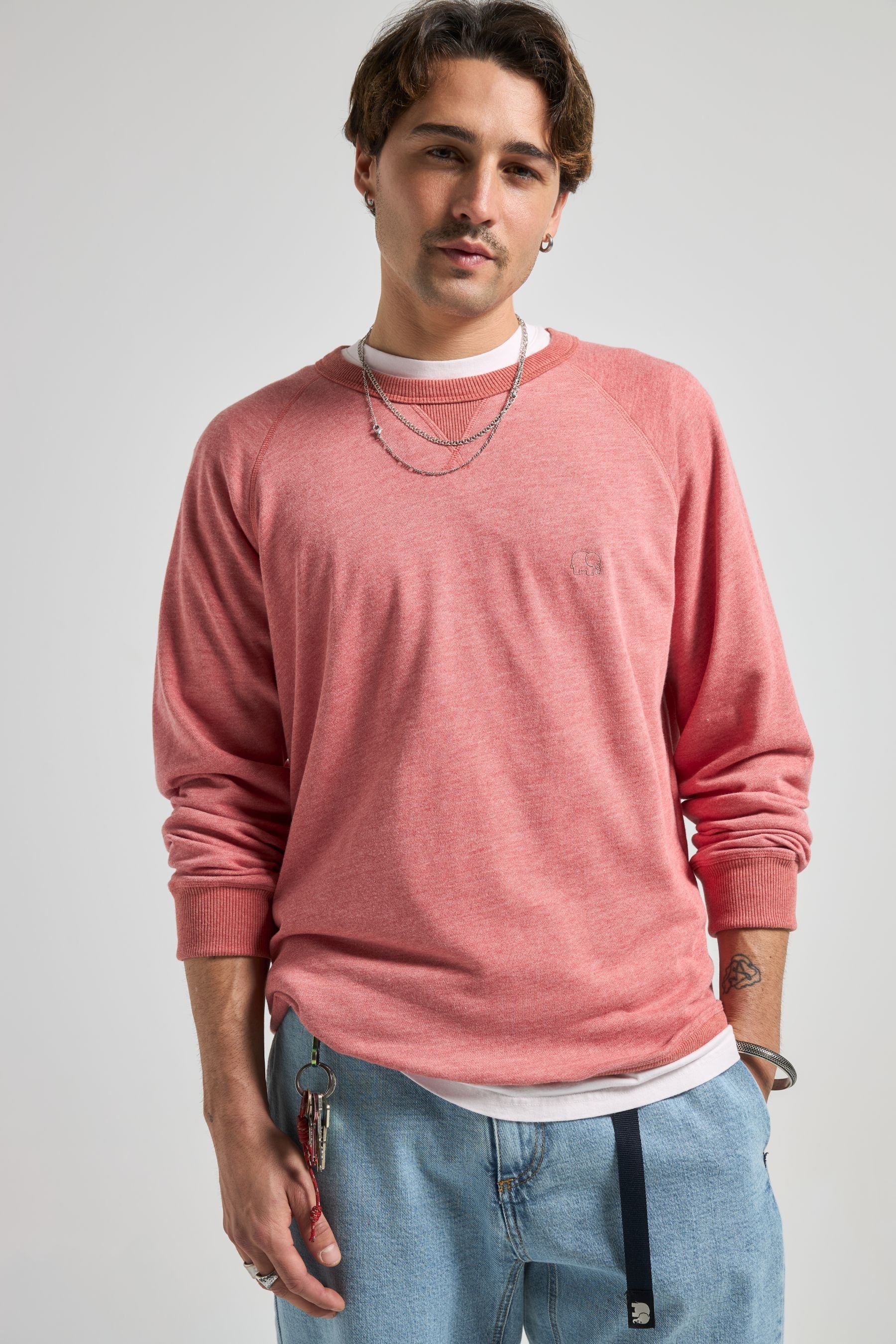 Essential Lightweight Sweatshirt Salty Red