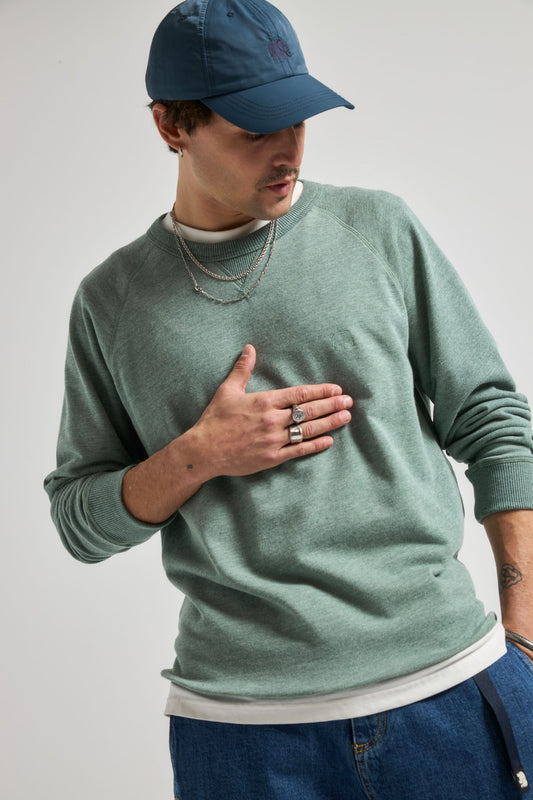 Essential Lightweight Sweatshirt Salty Green