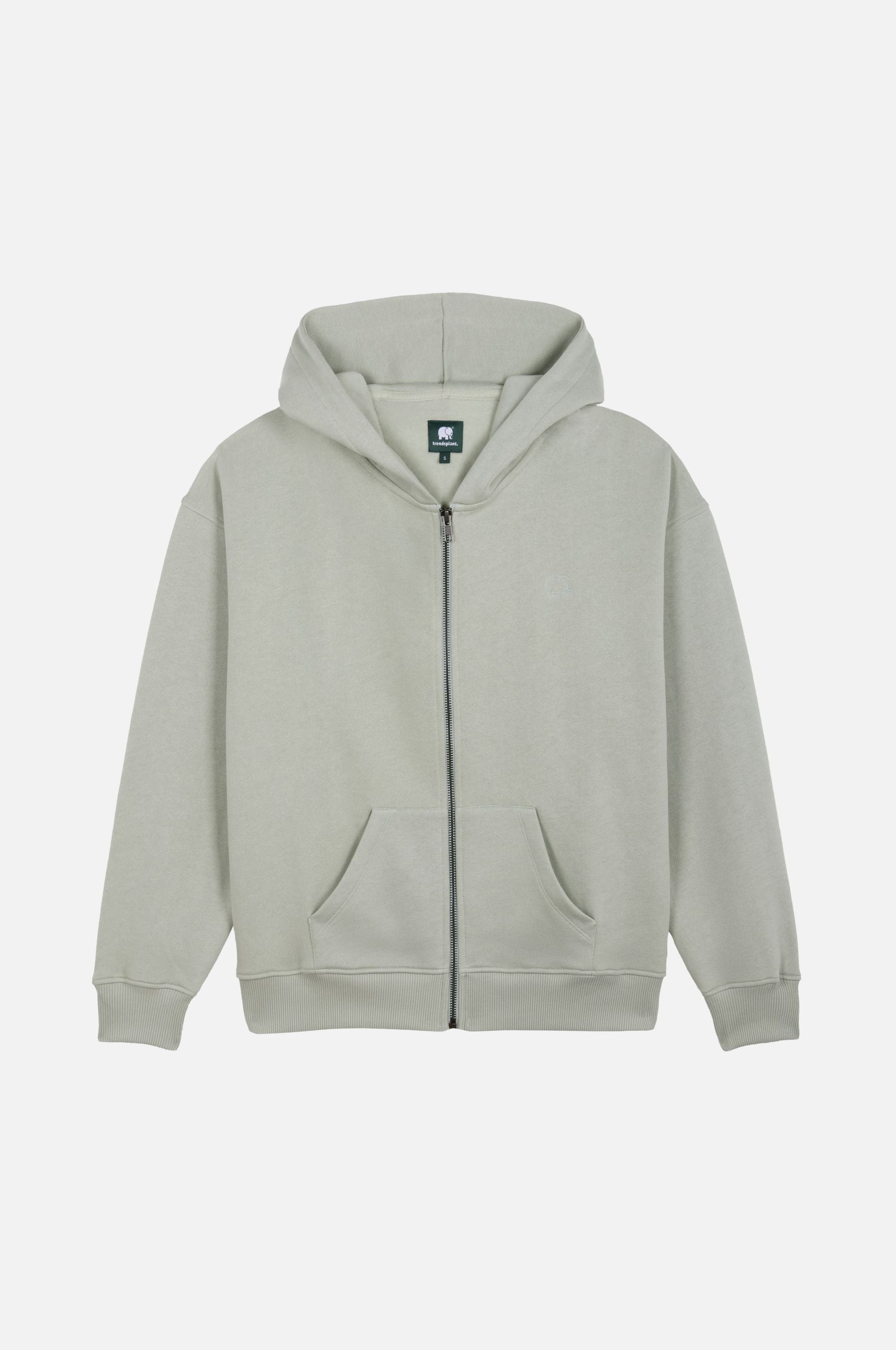 Women's Essential Zip Hoodie Coastal Fog