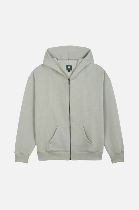 Women's Essential Zip Hoodie Coastal Fog