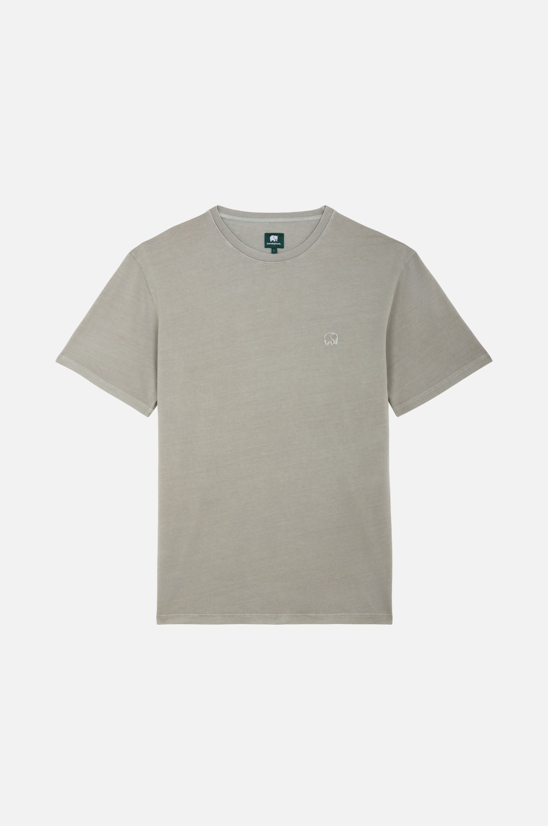 Essential Sunwashed T-Shirt Natural Gray - front