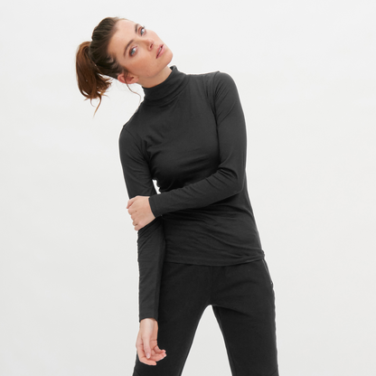 NIA Turtleneck Shirt black