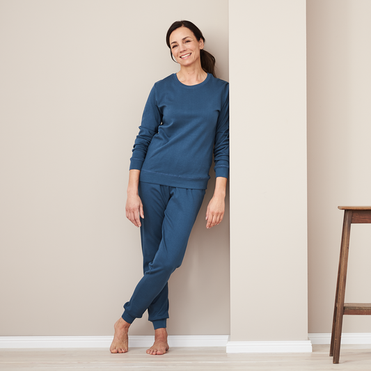 BETTY Pajama Set - Blue Shadow