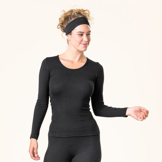 JOHANNA Long-Sleeved Undershirt black