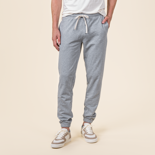 CALVIN Jogging Pants - Grey Melange - front