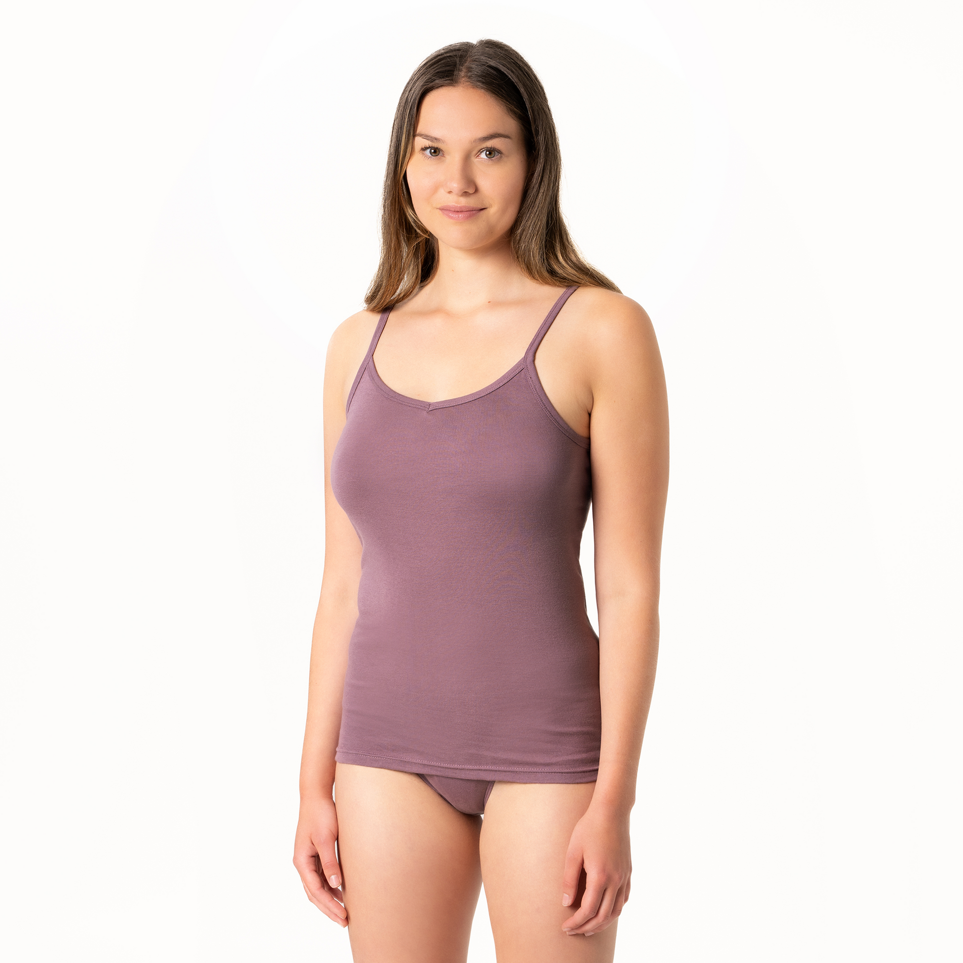JULIA Spaghetti Strap Top Mauve