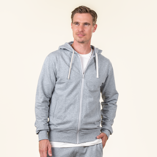 CAMERON Hoodie Jacket Grey Melange