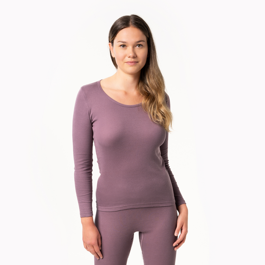 JOHANNA Long-Sleeved Undershirt Mauve