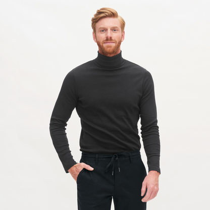 HELGE Turtleneck Shirt black