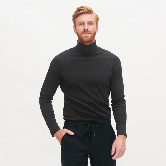 HELGE Turtleneck Shirt black