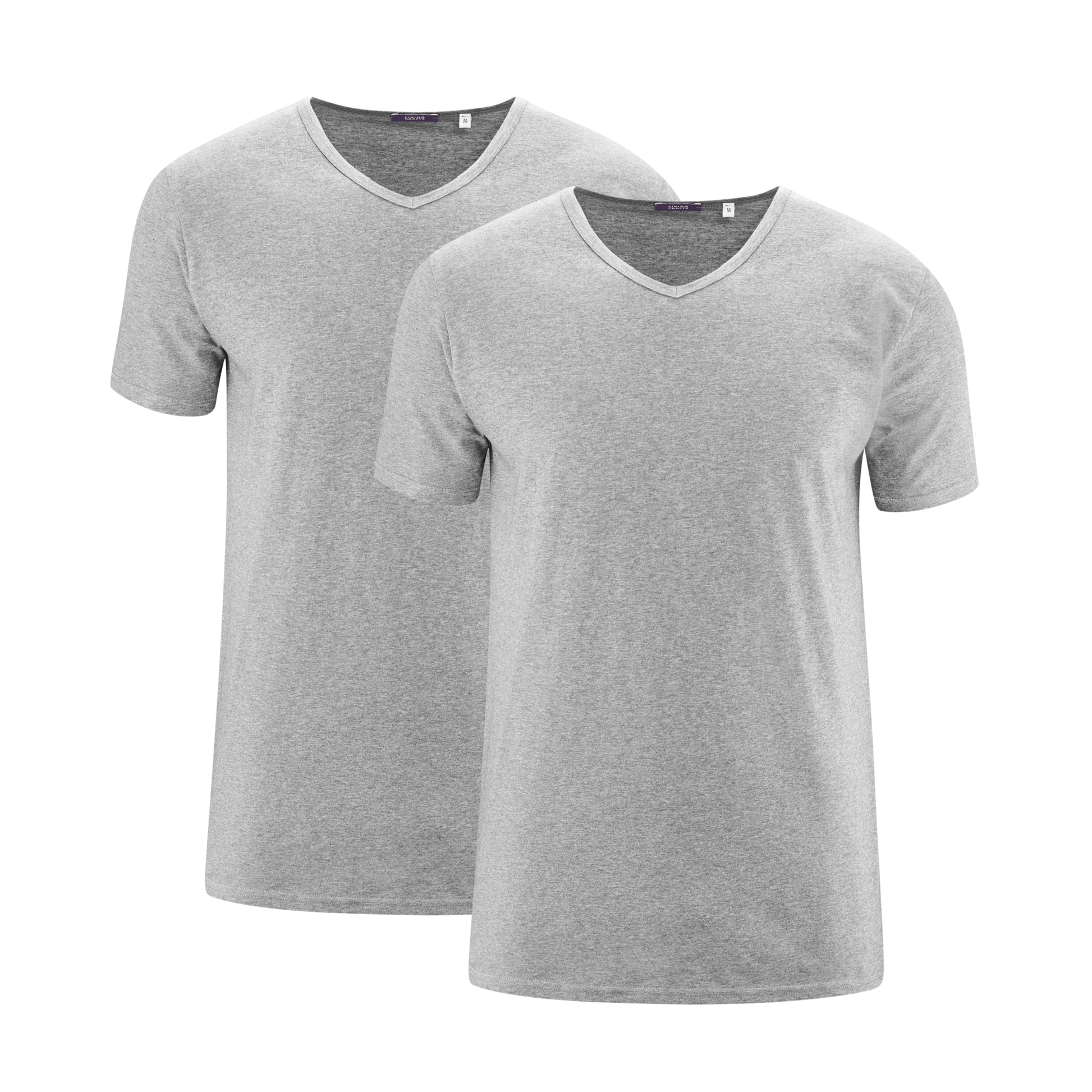 DEAN T-Shirt Pack of 2 Grey Melange