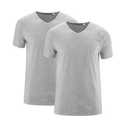 DEAN T-Shirt Pack of 2 Grey Melange