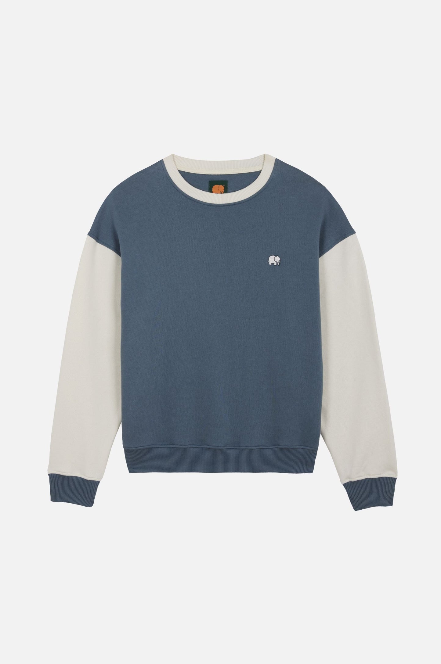 Women's Color Block Oversized Sweatshirt Deep Spruce