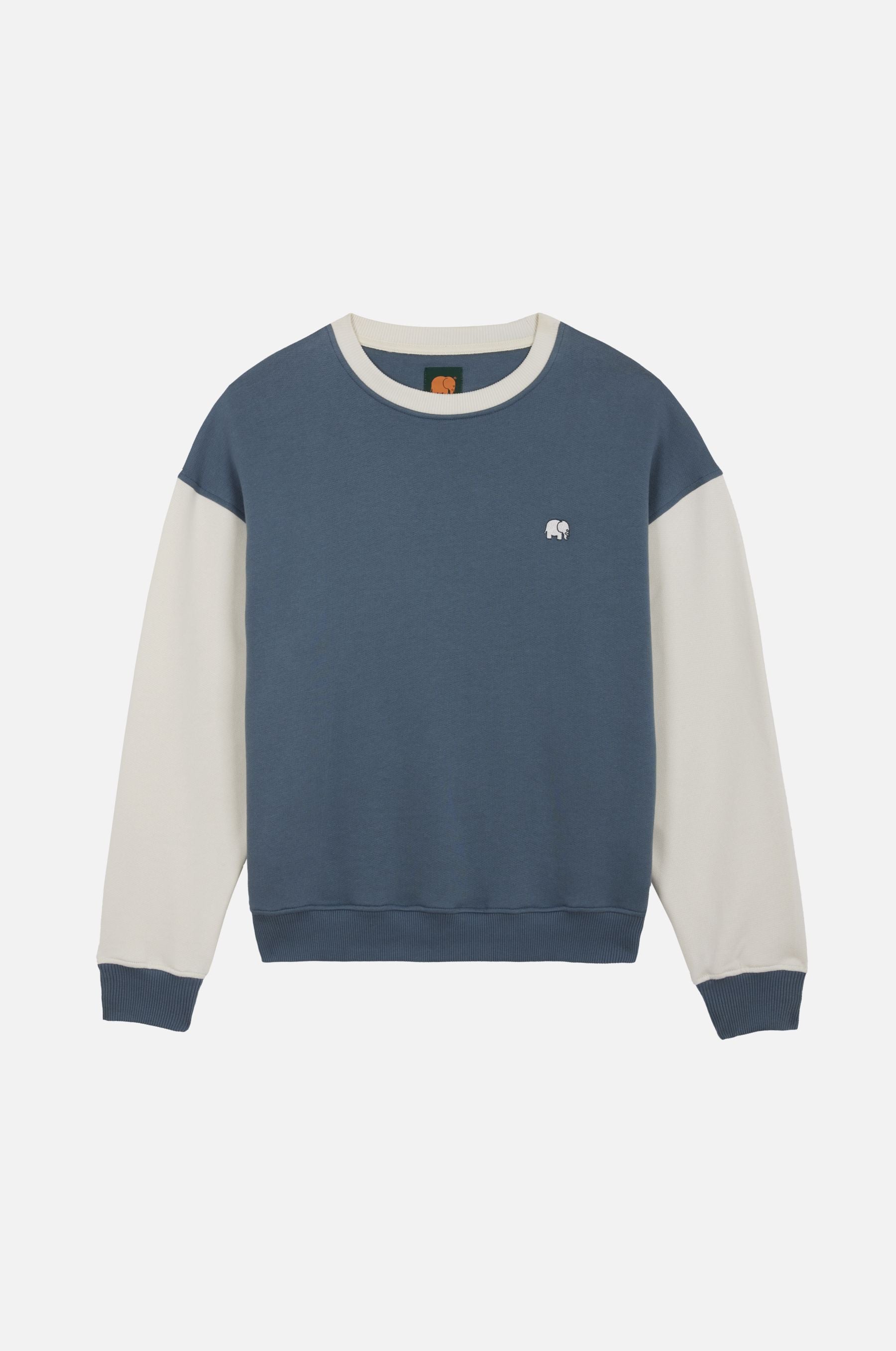 Women's Color Block Oversized Sweatshirt Deep Spruce