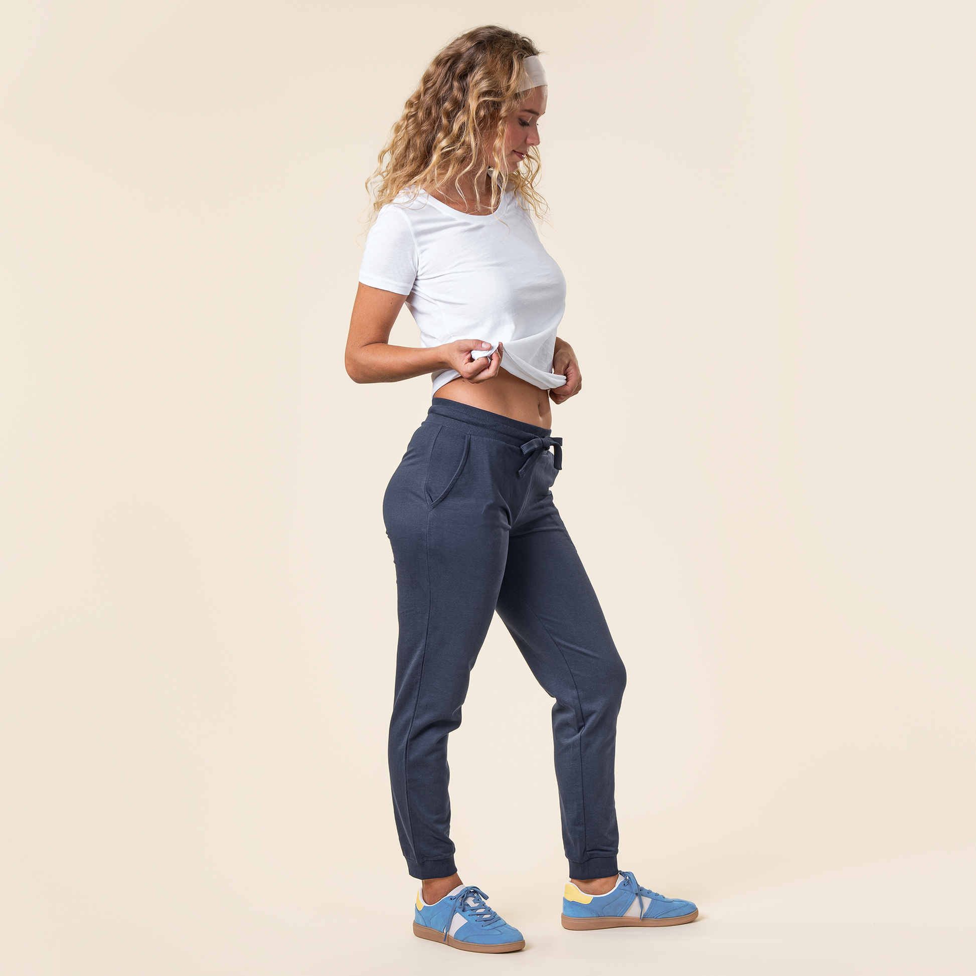 LAVINIA Jogging Pants - Navy - detail