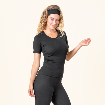 JULIANE Short-Sleeved Shirt black