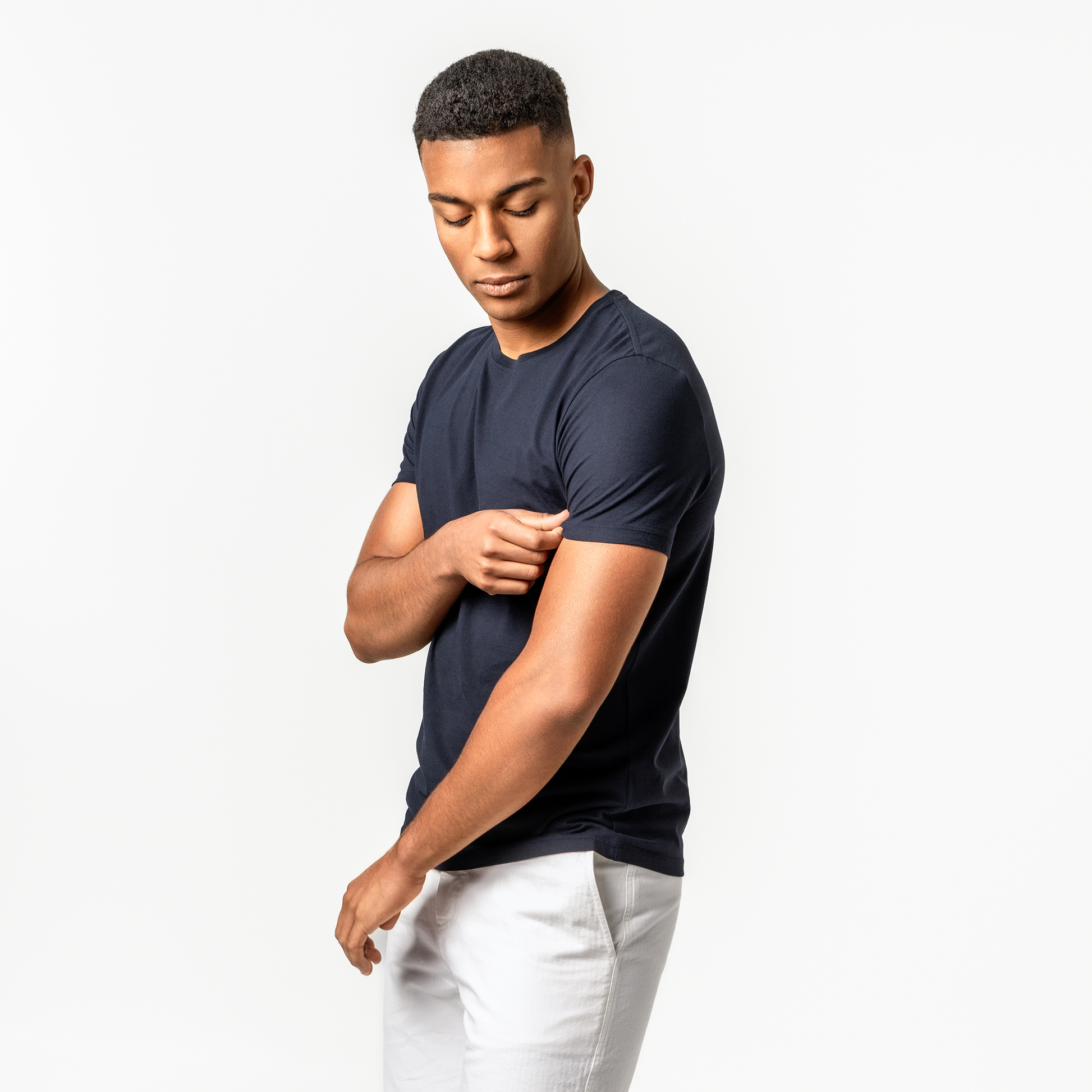 TAWIN T-Shirt Pack of 2 ink blue