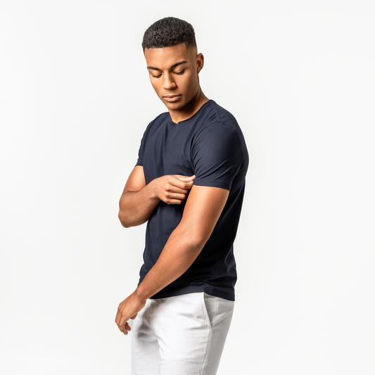 TAWIN T-Shirt Pack of 2 ink blue