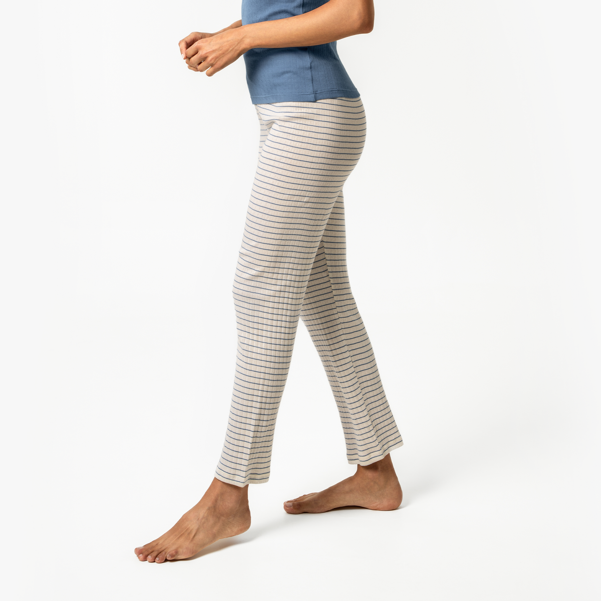 TATUM Sleep Pants - Natural/Seaside - detail