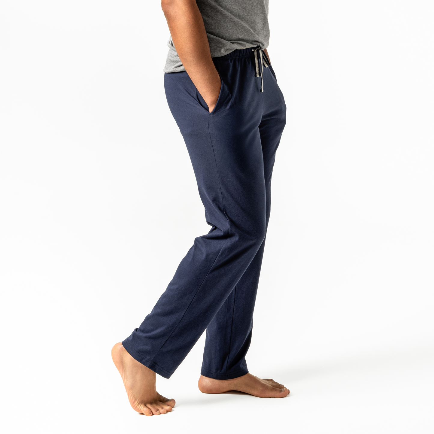 ANSGAR Relax Pants - Navy - detail