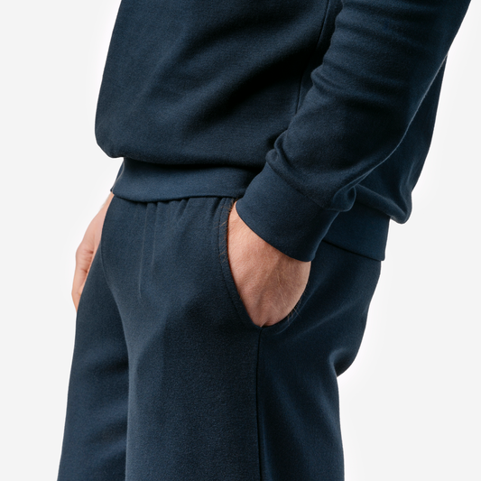 ALVAR Pajama Set - Dark Navy - detail