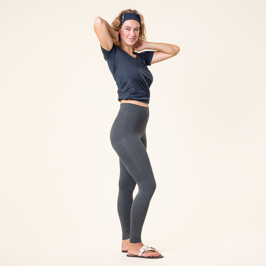 LISA Leggings - Graphite Melange - detail