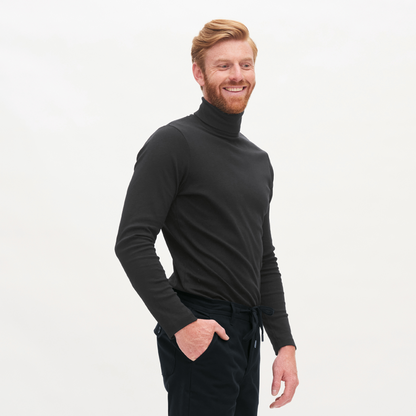 HELGE Turtleneck Shirt black