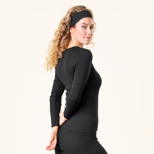 JOHANNA Long-Sleeved Undershirt black