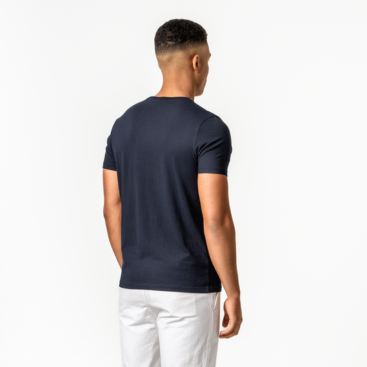 TAWIN T-Shirt Pack of 2 ink blue