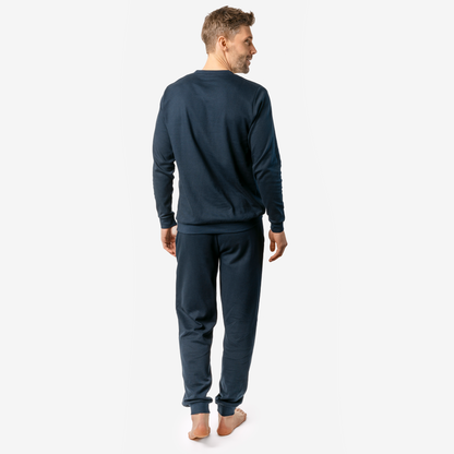 ALVAR Pajama Set - Dark Navy - worn