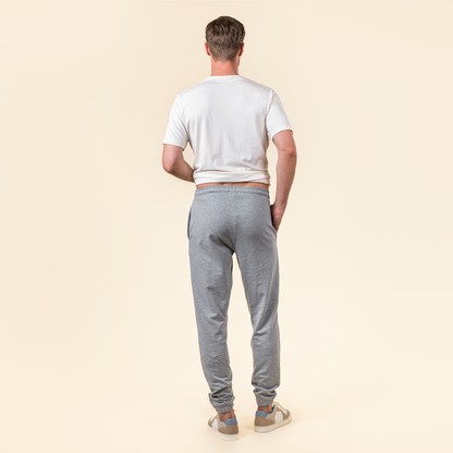 CALVIN Jogging Pants - Grey Melange - worn