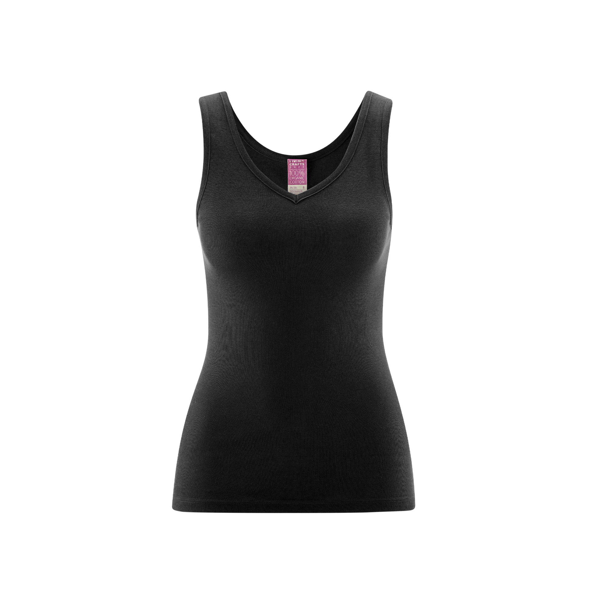 JANINE V-Neck Vest black