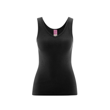 JANINE V-Neck Vest black