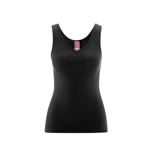 JANINE V-Neck Vest black