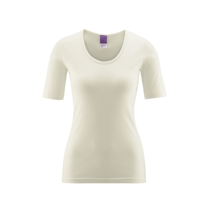 JULIANE Short-Sleeved Shirt Natural