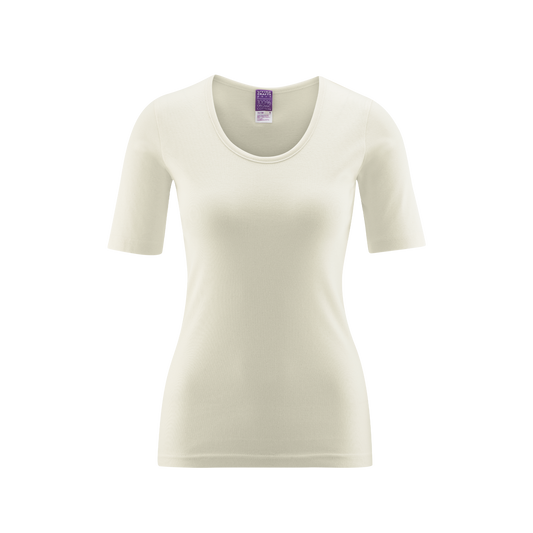 JULIANE Short-Sleeved Shirt Natural