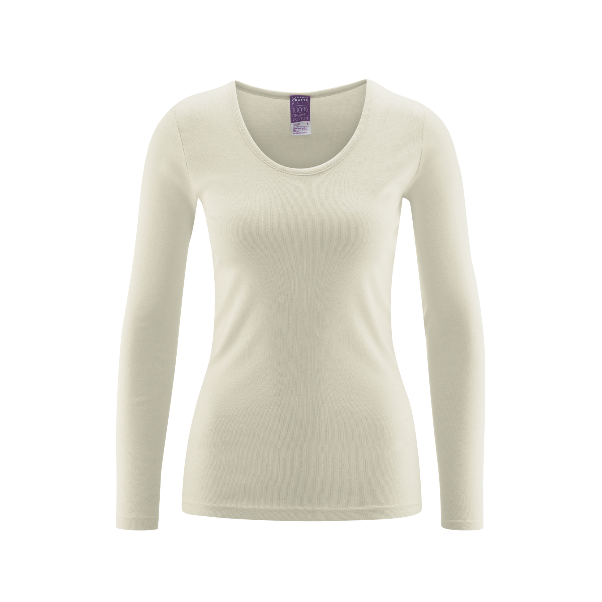 JOHANNA Long-Sleeved Undershirt Natural