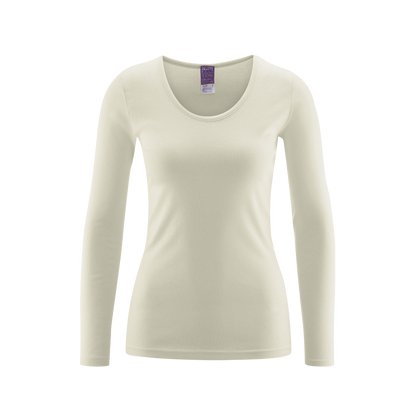 JOHANNA Long-Sleeved Undershirt Natural