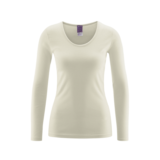 JOHANNA Long-Sleeved Undershirt Natural