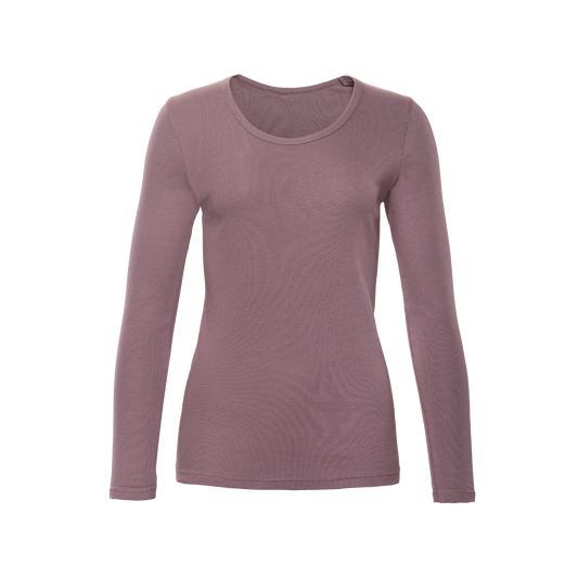 JOHANNA Long-Sleeved Undershirt Mauve