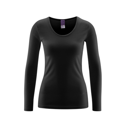 JOHANNA Long-Sleeved Undershirt black