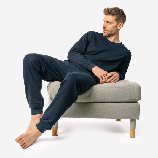 ALVAR Pajama Set - Dark Navy - detail 2