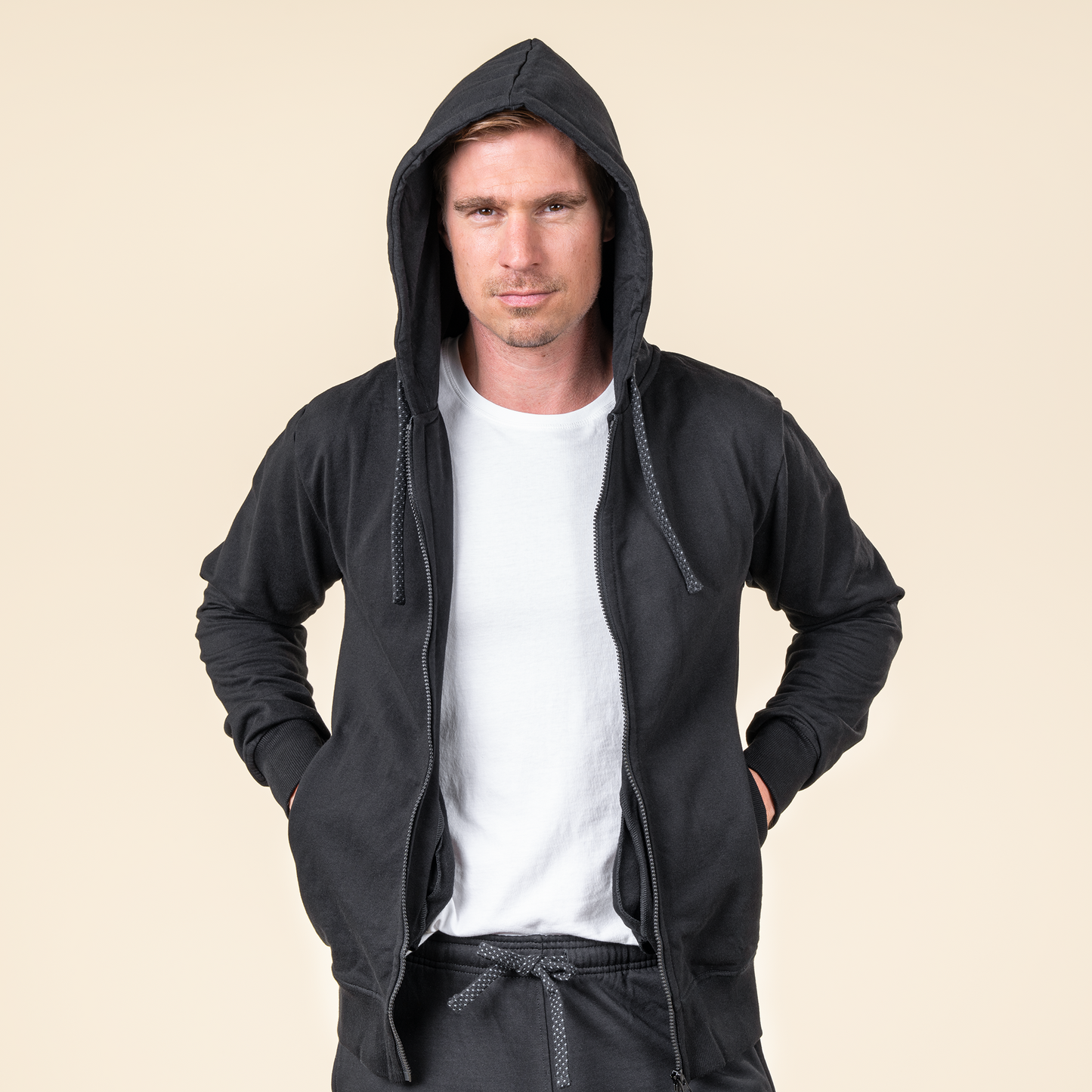 CAMERON Hoodie Jacket black