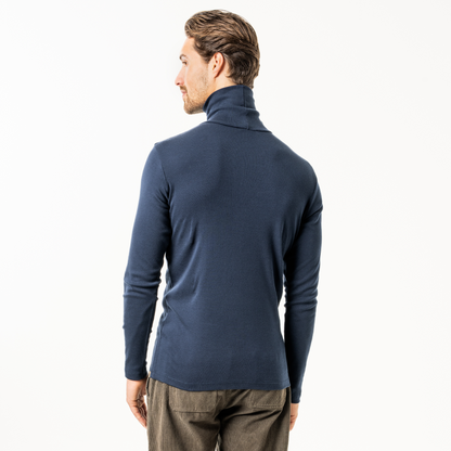 HELGE Turtleneck Shirt Deep Sea