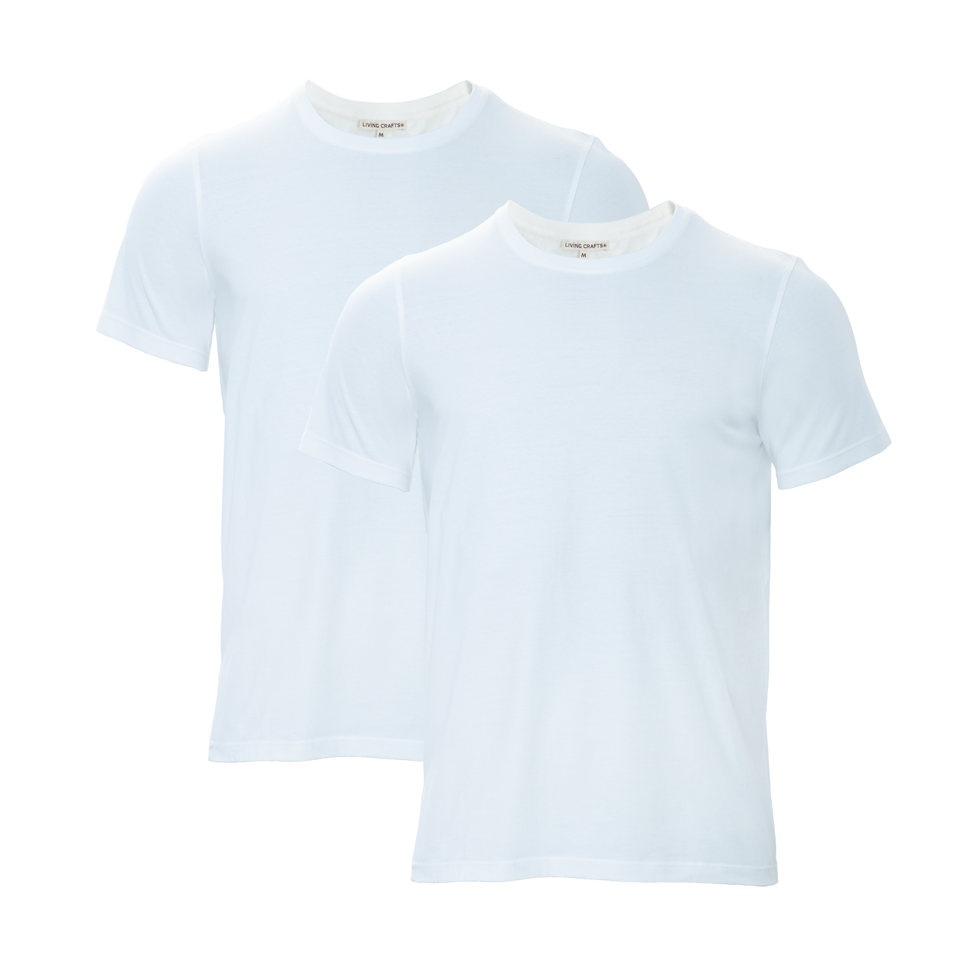 TAWIN T-Shirt Pack of 2 White