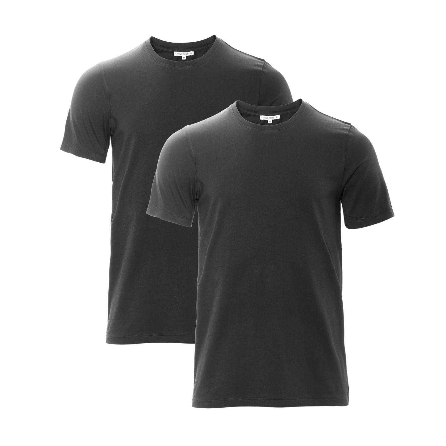 TAWIN T-Shirt Pack of 2 black