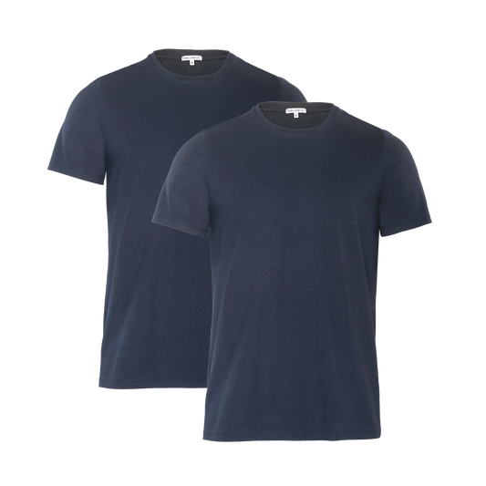 TAWIN T-Shirt Pack of 2 ink blue
