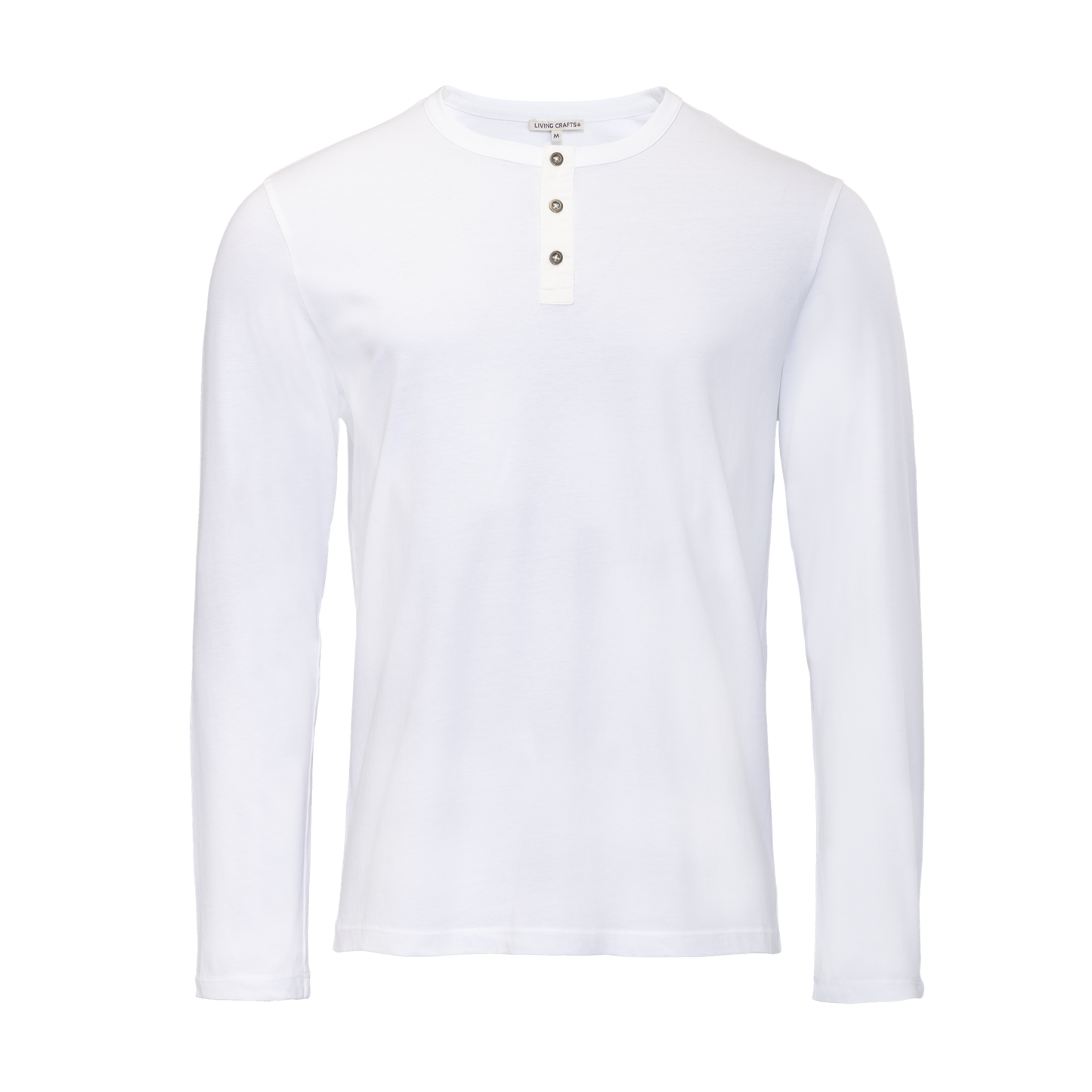 THOMME Henley Shirt White