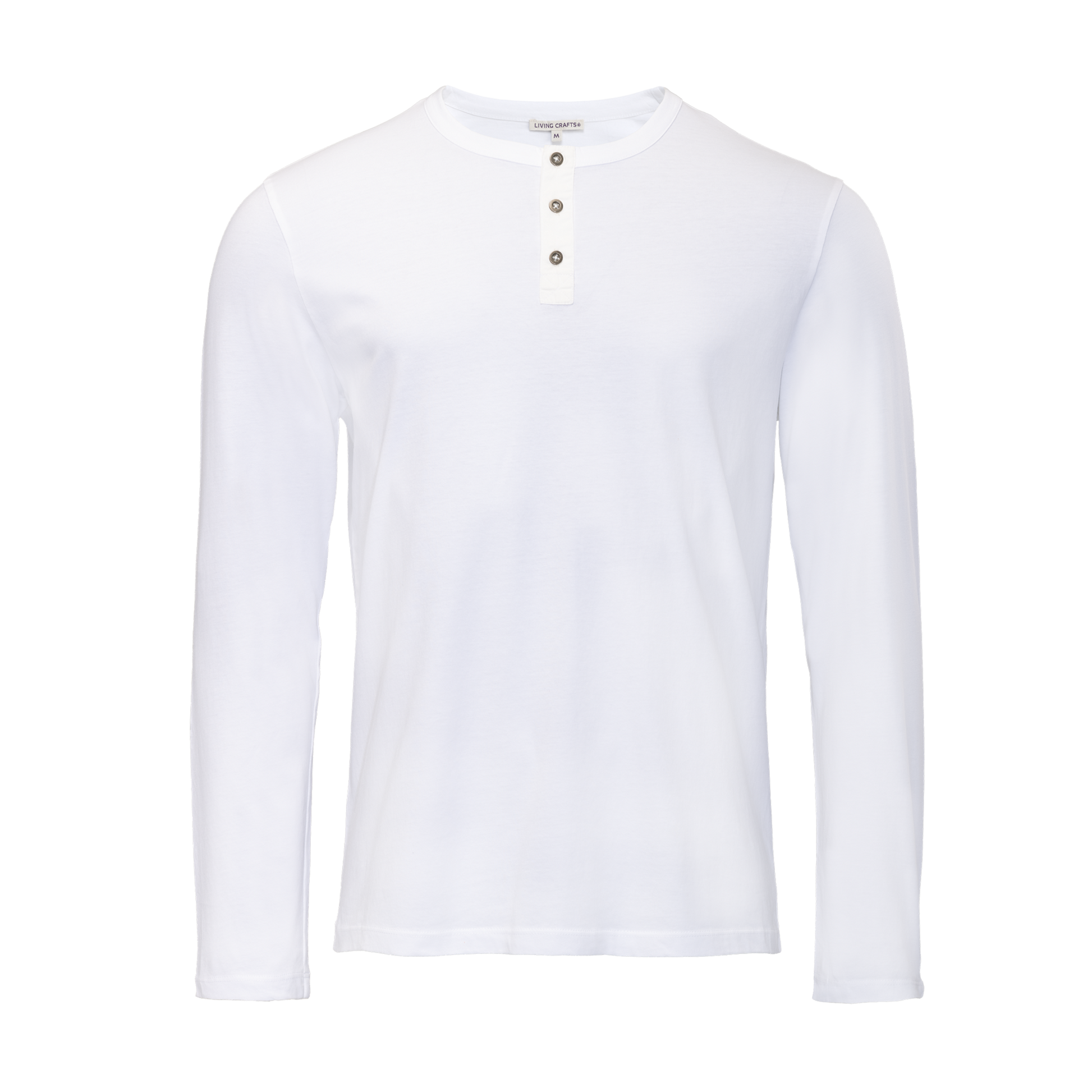 THOMME Henley Shirt White