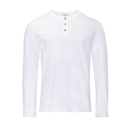 THOMME Henley Shirt White